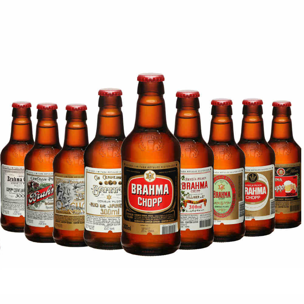 Kit Brahma Rótulos Históricos Caixa com 9 unidades + Posteres por 49,90